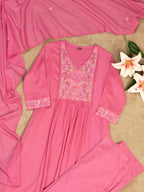 Mehfil Pink Kurta Set