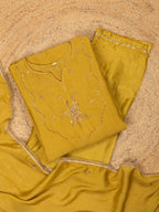 Tara Zari Yellow Kurta Set