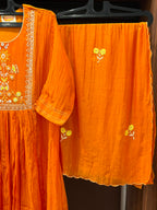 Tangerine Kurta Set