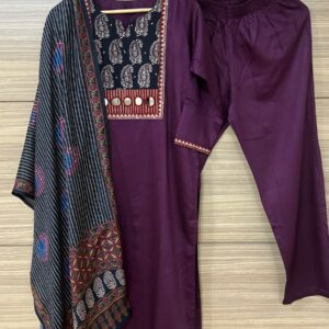 Mirror Work Modal Silk Suit